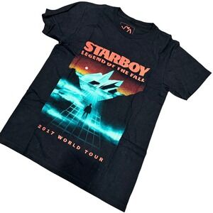 The Weeknd Starboy Men's Small Legend of the Fall 2017 World Tour Concert TShirt